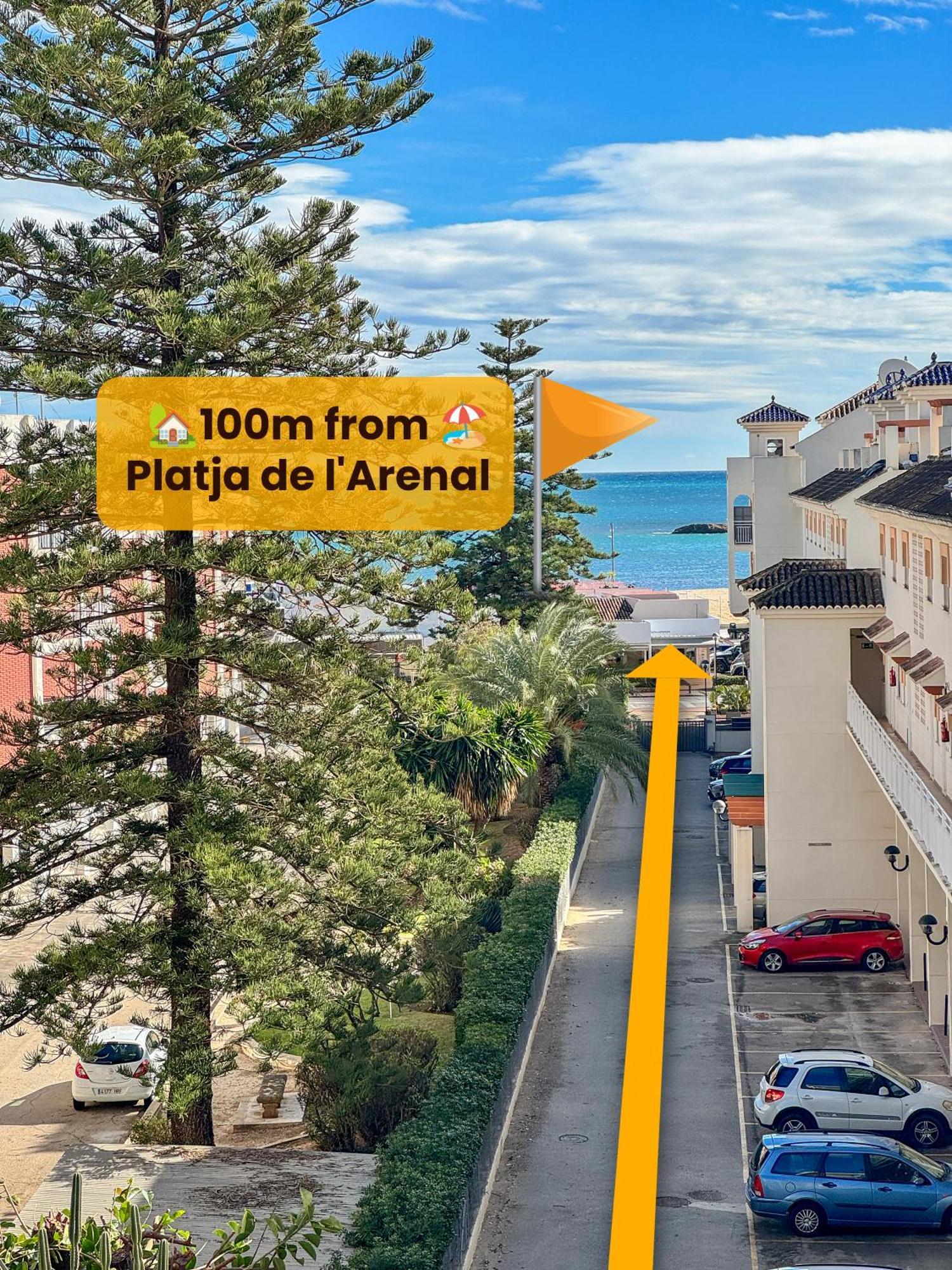 Studio Hola Arenal Platja de Larenal Exteriér fotografie